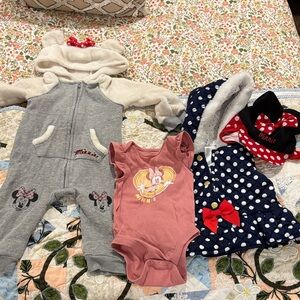 Disney Gray and Pink Minnie Mouse bundle